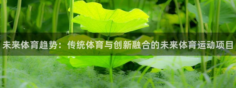 凯发官网下载招商电话地址是多少：未来体育趋势：传统体