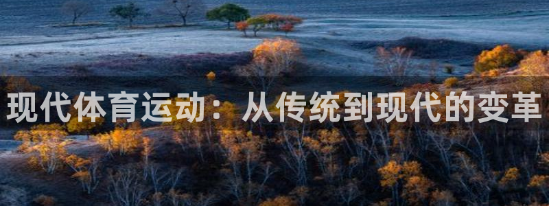 海南凯发官网下载：现代体育运动：从传统到现代的变革